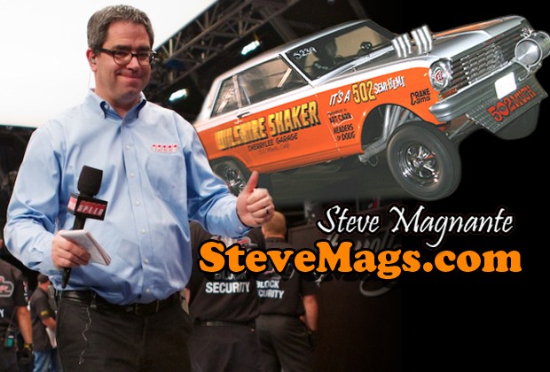 Steve Magnante – SteveMags.com You can call him Steve Mags, it’s easiest that way. You’ve watched him on the Barrett-Jackson auction block for the past eight years on SPEED TV. You’ve read his technical...